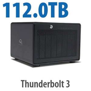 112.0TB OWC ThunderBay 8 Eight-Drive Thunderbolt (40Gb/s) External Storage Solution with SoftRAID