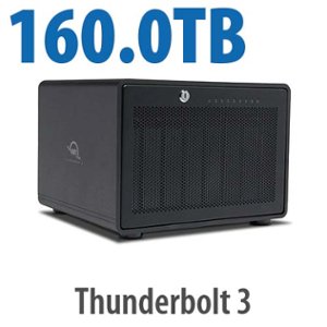 160.0TB OWC ThunderBay 8 Eight-Drive Thunderbolt (40Gb/s) External Storage Solution with Enterprise Drives and SoftRAID