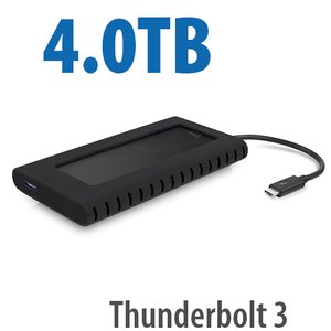 4.0TB OWC Envoy Pro EX with Thunderbolt 3 - Rugged High-Performance Ultra-Compact External SSD