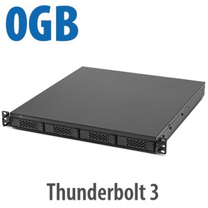 (*) OWC Flex 1U4 4-Bay Rackmount Thunderbolt Storage, Docking & PCIe Expansion Enclosure with SoftRAID