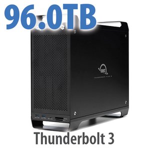 96.0TB (8x12.0TB HDD) ThunderBay Flex 8 Thunderbolt 3 Storage Solution