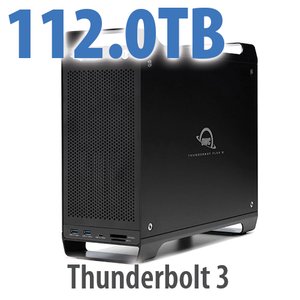 112.0TB (8x14.0TB HDD) ThunderBay Flex 8 Thunderbolt 3 Storage Solution