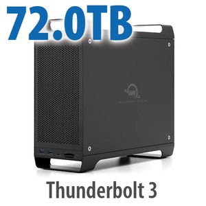 72.0TB (4x4.0TB NVMe SSD, 7x8.0TB HDD) ThunderBay Flex 8 Thunderbolt 3 Storage Solution