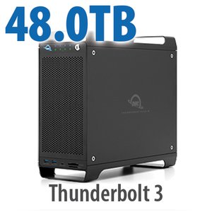 48.0TB (4x4.0TB SATA SSD, 4x8.0TB HDD) ThunderBay Flex 8 Thunderbolt 3 Storage Solution