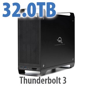 32.0TB (8x4.0TB HDD) ThunderBay Flex 8 Thunderbolt 3 Storage Solution with Hardware RAID