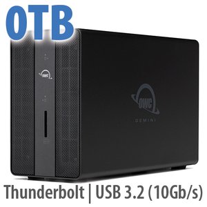 OWC Gemini - Thunderbolt (USB-C) Dock and Dual-Bay RAID External Storage Enclosure