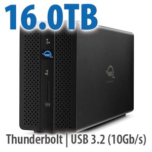16.0TB OWC Gemini Ultra X2 - Thunderbolt (USB-C) Dock and Dual-Drive SSD RAID External Storage Solution