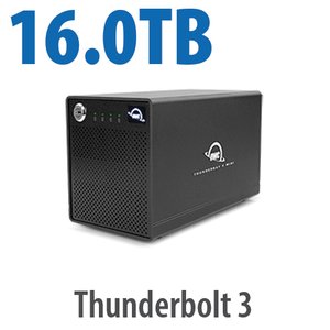 16.0TB OWC ThunderBay 4 mini Four-Drive SSD Thunderbolt External Storage Solution with SoftRAID XT