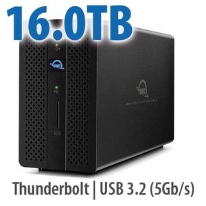 16.0TB OWC Gemini - Thunderbolt (USB-C) Dock and Dual-Drive RAID Solution