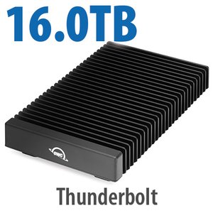 (*) 16.0TB OWC ThunderBlade X8 Thunderbolt (40Gb/s) NVMe RAID SSD External Storage Solution with SoftRAID