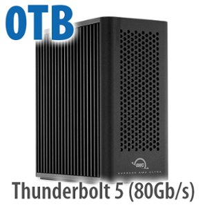 (*) OWC Express 4M2 Ultra Four-Slot Thunderbolt 5 (80Gb/s) External Storage Enclosure for NVMe M.2 SSDs
