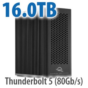 16.0TB OWC Express 4M2 Ultra Four-Slot Thunderbolt 5 (80Gb/s) External Storage Solution with SoftRAID
