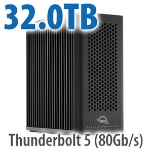 32.0TB OWC Express 4M2 Ultra Four-Slot Thunderbolt 5 (80Gb/s) External Storage Solution with SoftRAID