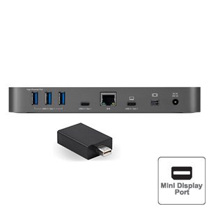 (*) OWC 10-Port USB-C Dock with Mini DisplayPort to HDMI 4K Adapter - Space Gray
