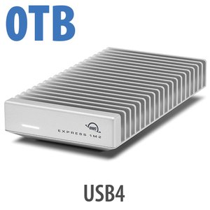OWC Express 1M2 80G USB4 (80Gb/s) Bus-Powered Portable External Storage Enclosure for NVMe M.2 SSDs