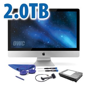 DIY Kit: 2.0TB 7200RPM HDD Upgrade/Replacement Kit for Apple iMac (all 2011 models)