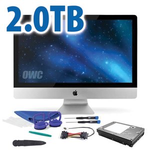 DIY Kit: 2.0TB 7200RPM HDD Upgrade/Replacement Kit for 27-inch Apple iMac (Late 2012 - Early 2019)