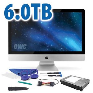 DIY Kit: 6.0TB 7200RPM HDD Upgrade/Replacement Kit for 27-inch Apple iMac (Late 2012 - Early 2019)