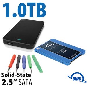 OWC DIY SSD Upgrade Bundle: 1.0TB OWC Mercury Electra 3G SSD, OWC Express Enclosure & OWC 5-Piece Toolkit