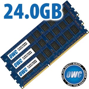 (*) 24.0GB Kit (3x 8GB) DDR3 ECC 1333/1066MHz SDRAM ECC for all Apple Mac Pro 2009 to 2012 Models