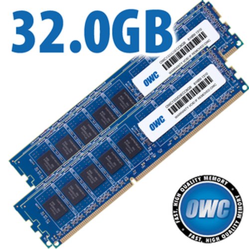 (*) 32.0GB Kit (4x 8GB) DDR3 ECC 1333/1066MHz SDRAM ECC for all Apple Mac Pro 2009 to 2012 Models