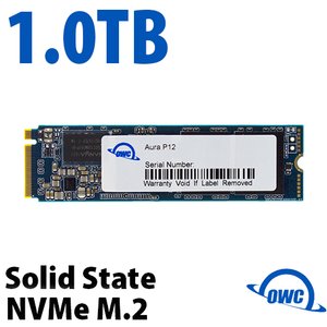 (*) 1.0TB OWC Aura P12 Pro PCIe 3.0 NVMe M.2 2280 SSD