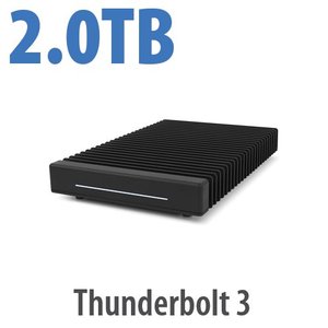 (*) 2.0TB OWC ThunderBlade Thunderbolt (40Gb/s) NVMe RAID SSD External Storage Solution with SoftRAID