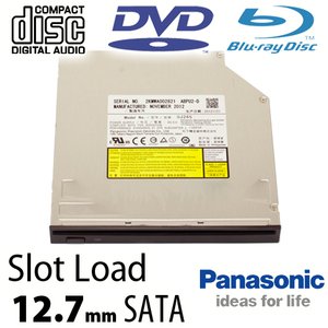Panasonic 12.7mm 6X Blu-ray + Super-MultiDrive DVD/DVD DL/CDRW Reader/Writer Internal SATA Optical Drive