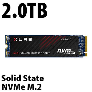 (*) 2.0TB PNY XLR8 CS3030 M.2 NVMe Solid-State Drive