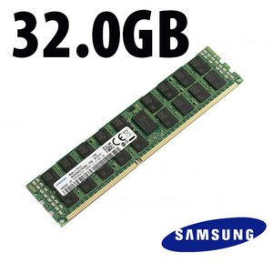 32.0GB Samsung Factory Original 4Rx4 PC3-12800R -11-13 DDR3 1600MHz Memory Module