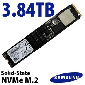 3.84TB Samsung PMA3 PCIe 4.0 NVMe M.2 22100 Solid-State Enterprise Drive
