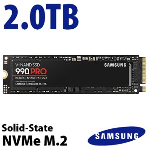(*) 2.0TB Samsung 990 PRO PCIe 4.0 NVMe M.2 2280 Solid-State Drive