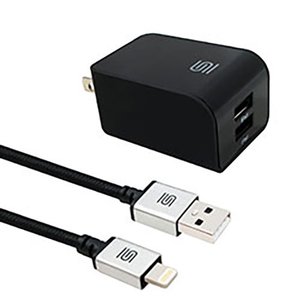 24W S2dio Dual USB Charger with 0.9 Meter (36") Lightning to USB Cable