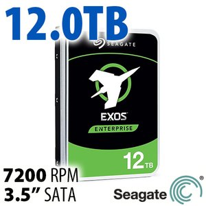 (*) 12.0TB Seagate Exos X16 Enterprise Class 3.5-inch SATA 6.0Gb/s 7200RPM Hard Disk Drive
