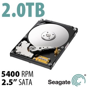 (*) 2.0TB Seagate Momentus / Samsung Spinpoint M9T 2.5-inch 9.5mm SATA 6.0 Gb/s Hard Drive