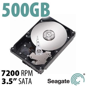 (*) 500GB Seagate Barracuda 7200.12 3.5-inch SATA 3.0Gb/s 7200RPM Hard Drive