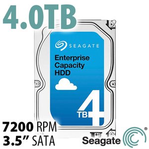 (*) 4.0TB Seagate Enterprise Capacity Enterprise Class 3.5-inch SATA 6.0Gb/s Hard Drive