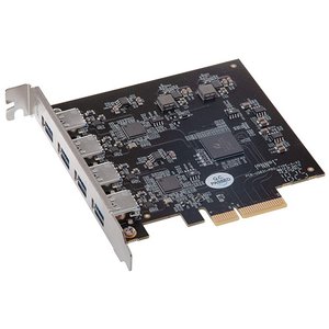 (*) Sonnet Technologies Allegro Pro Four-Port SuperSpeed+ USB 3.2 (10Gb/s) PCIe 2.0 Expansion Card