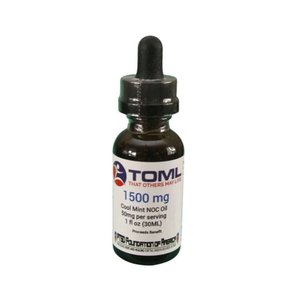 1.0oz TOML Lifestyle 1500mg Tincture in Fresh Mint flavor
