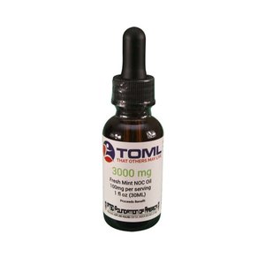 1.0oz TOML Lifestyle 3000mg Tincture in Fresh Mint flavor