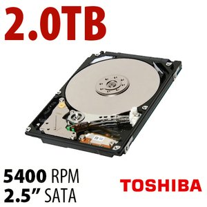 2.0TB Toshiba MQ04AB Series 2.5-inch 9mm SATA 6.0Gb/s 5400RPM Hard Drive