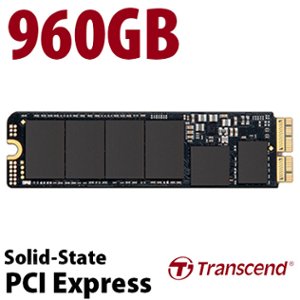 (*) 960GB Transcend JetDrive 820 PCIe Gen3 x2 Solid-State Drive