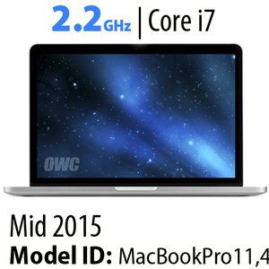 Apple 15" MacBook Pro Retina (2015) 2.2GHz Quad Core i7 - Used, Very Good condition