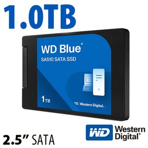 (*) 1.0TB Western Digital Blue SA510 2.5-inch 7mm SATA 6.0Gb/s Solid-State Drive