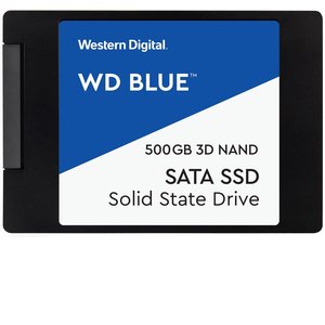 (*) 500GB WD Blue 2.5-inch 7mm SATA 6.0Gb/s (3.0Gb/s and 1.5Gb/s backwards compatible) Solid-State Drive