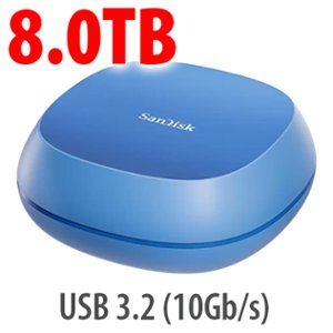 8.0TB SanDisk Creator Desk Drive Portable NVMe SSD