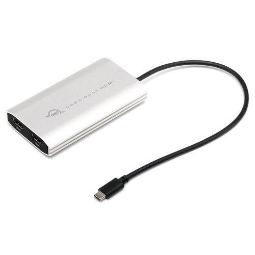 OWC USBC Dual HDMI® 4K Display Adapter with DisplayLink and Power PassThrough Refurbished, by Other World Computing