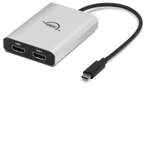 OWC USBC Dual HDMI® 4K Display Adapter with DisplayLink New, by Other World Computing
