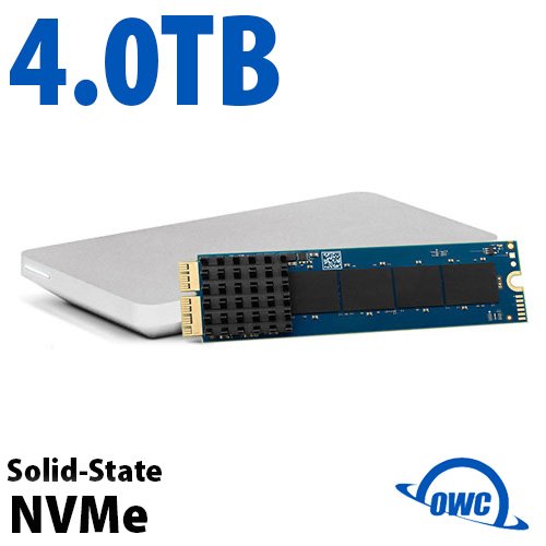 4.0TB OWC Aura Pro X2 PCIe 4.0 NVMe SSD Complete Internal Storage Upgrade Solution for Mac Pro (Late 2013 2019) New, by Other World Computing