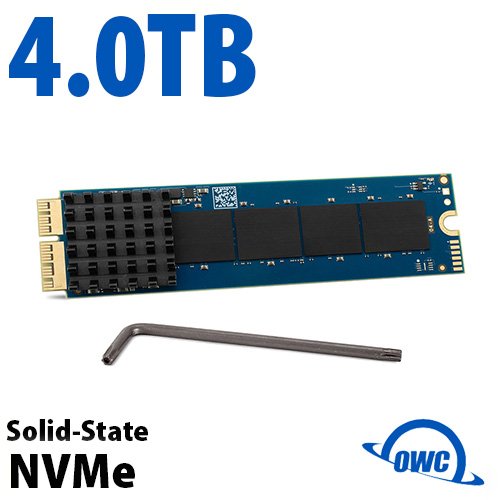 4.0TB OWC Aura Pro X2 Gen4 PCIe 4.0 NVMe SSD Internal Storage Upgrade Solution for Mac Pro (Late 2013 2019) New, by Other World Computing